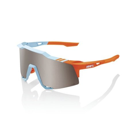 100% SPEEDCRAFT - Soft Tact Two Tone - HiPER Silver Mirror Lens