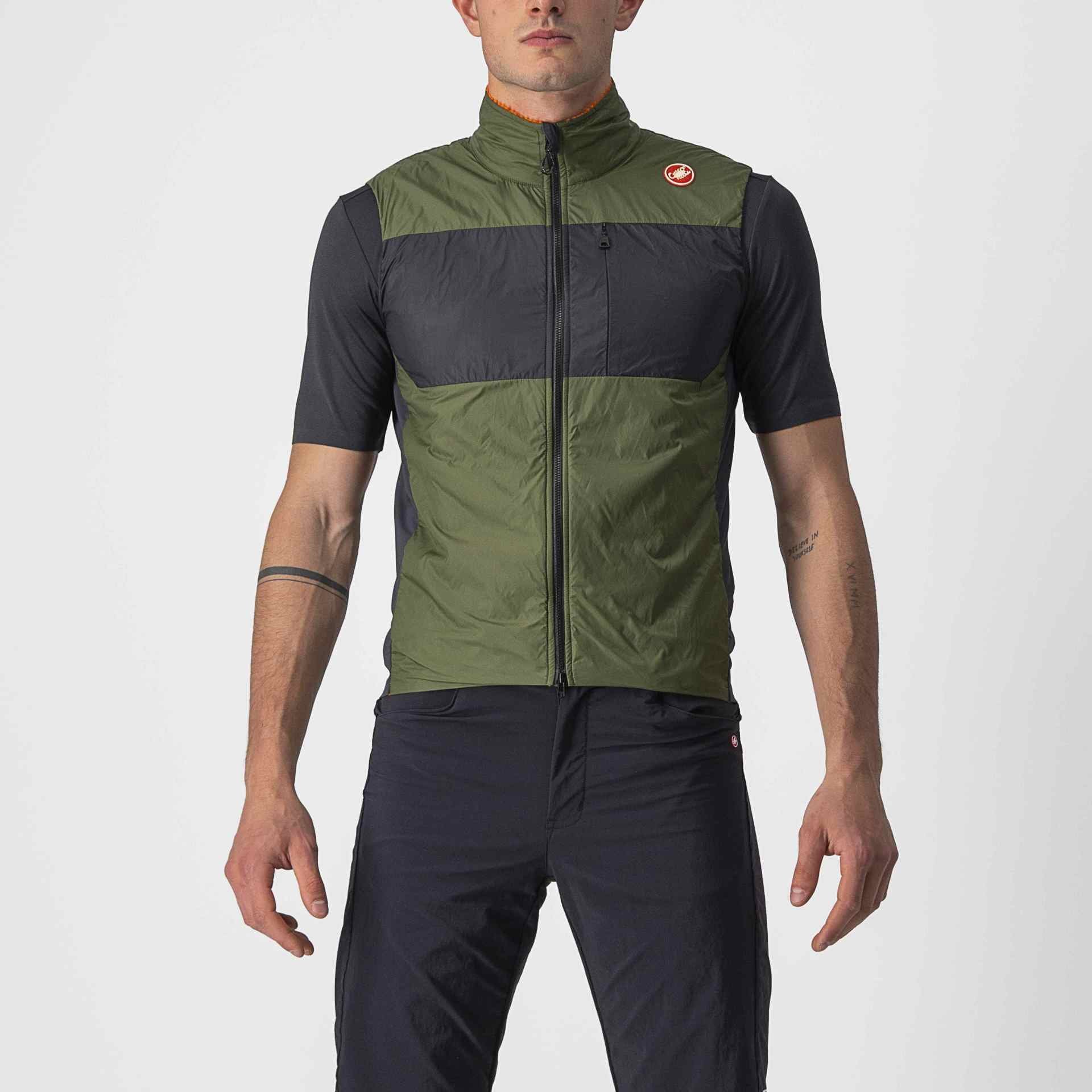 CASTELLI UNLIMITED PUFFY YELEK Yeşil/Antrasit - XL