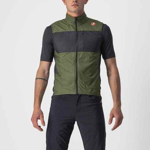 CASTELLI UNLIMITED PUFFY YELEK Yeşil/Antrasit - XL