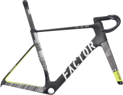 FACTOR OSTRO V.A.M. Geometric - Premium Kadroset (Kadro, Black Inc Aero Tek Parça Gidon, Sele Borusu, CeramicSpeed Orta Göbek ve Furş Seti)