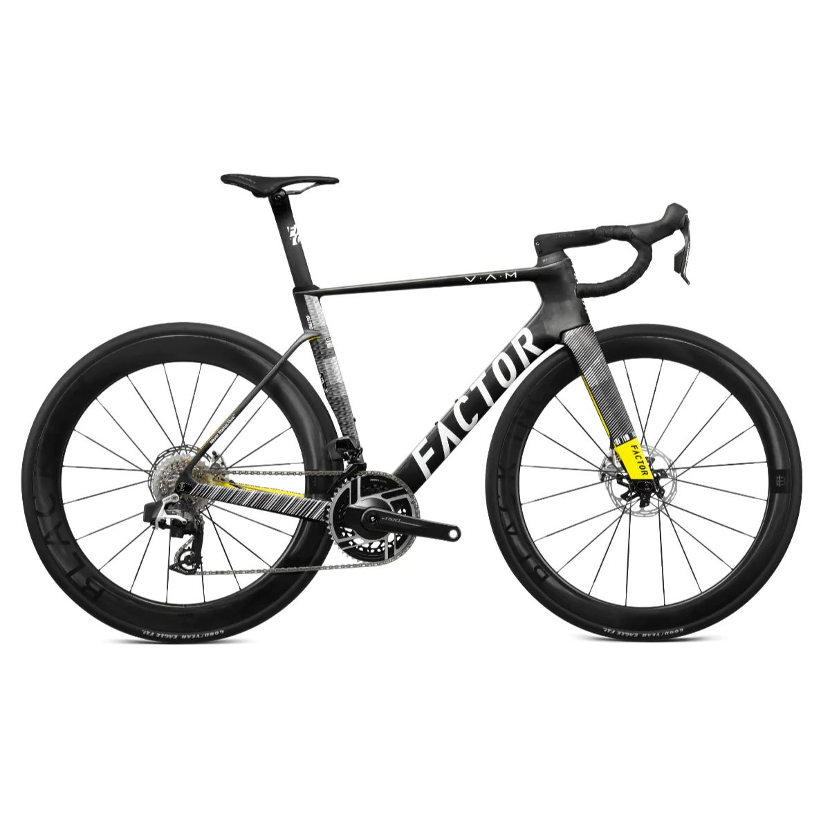 FACTOR OSTRO V.A.M. Geometric - Sram Force Yeni AXS Power Meter + Black Inc 45 OEM