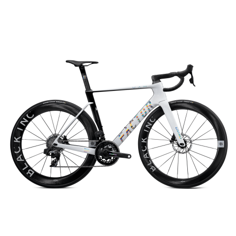 FACTOR OSTRO V.A.M. White Chrome - Shimano Ultegra + Black Inc 48|58