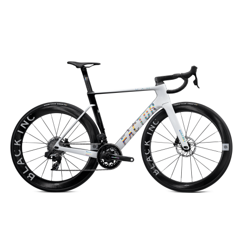 FACTOR OSTRO V.A.M. White Chrome - Shimano Ultegra + Black Inc 48|58