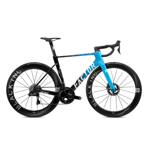 FACTOR OSTRO V.A.M. Gloss Blue - Shimano Ultegra + Black Inc 45 OEM
