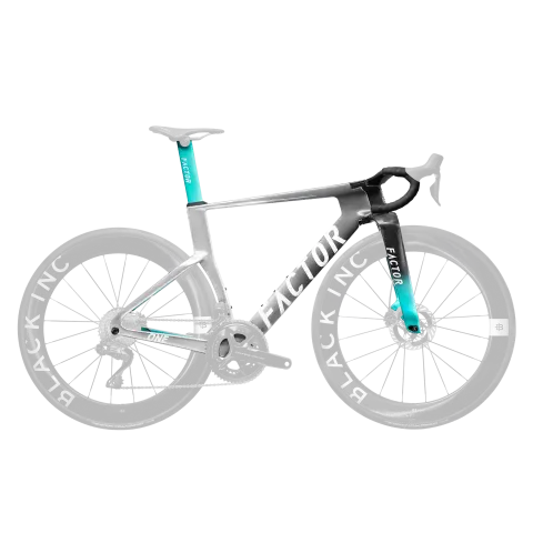 FACTOR ONE Silverstone - Premium Kadroset (Kadro, Black Inc Aero Tek Parça Gidon, Sele Borusu, CeramicSpeed Orta Göbek ve Furş Seti)