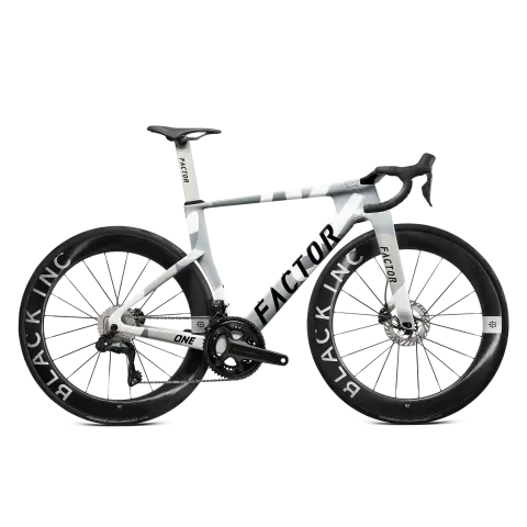 FACTOR ONE Nimbus Grey - Shimano Ultegra + Black Inc 62