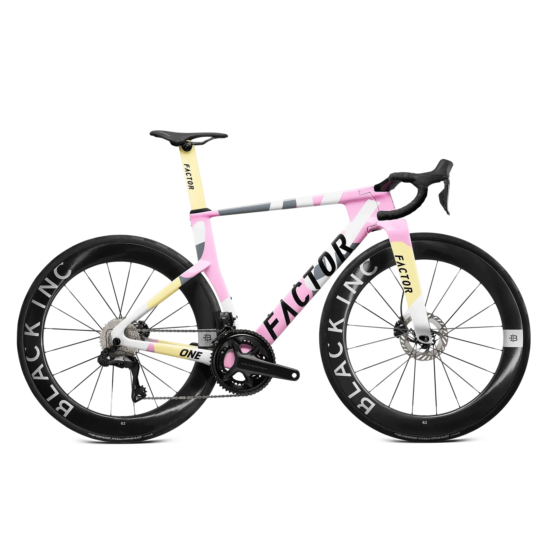 FACTOR ONE Blush - Shimano Ultegra + Black Inc 62