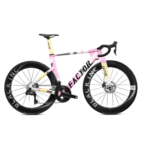 FACTOR ONE Blush - Shimano Ultegra + Black Inc 62