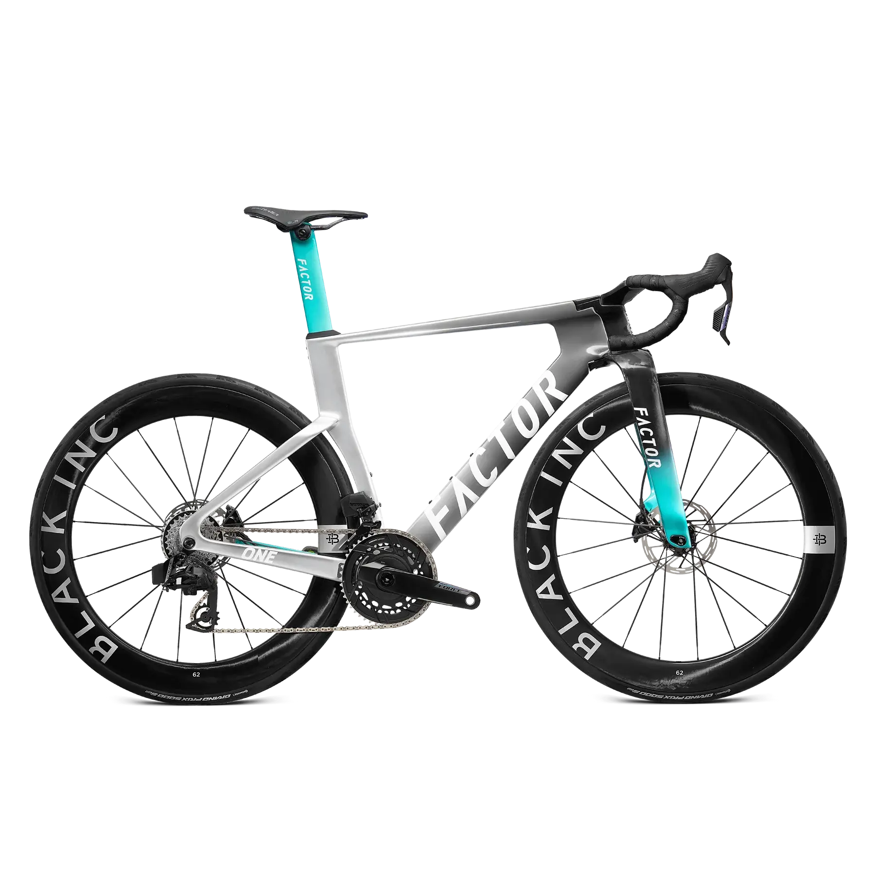 FACTOR ONE Silverstone - Sram Force Yeni AXS Power Meter + Black Inc 62