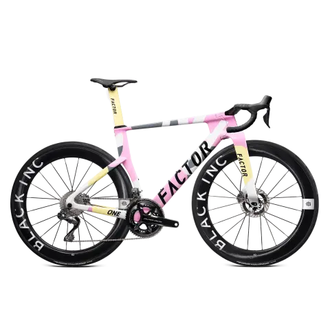 FACTOR ONE Blush - Shimano Dura-Ace / Sram Red + Black Inc 62