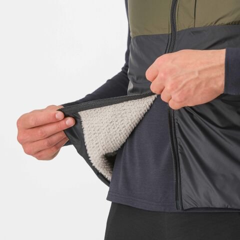 CASTELLI UNLIMITED PUFFY YELEK Siyah/Haki - S