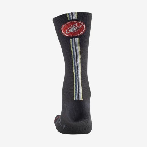CASTELLI RACING STRIPE 18 ÇORAP Siyah - S/M