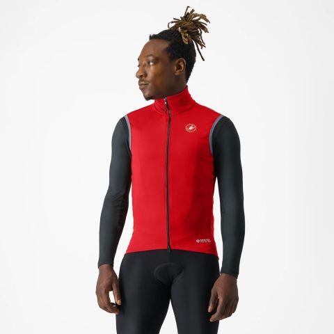 CASTELLI PERFETTO ROS 2 YELEK Kırmızı Parlak - M