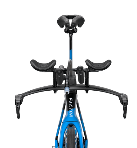 FACTOR SLiCK 2024 Nebula Blue - Premium Kadroset (Kadro, Vision METRON TFA Aerobar, Sele Borusu, CeramicSpeed Orta Göbek ve Furş Seti)