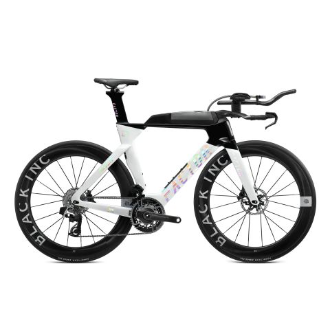 FACTOR SLiCK 2024 Shadow White - Sram Red Yeni AXS Power Meter + Black Inc SIXTY TWO
