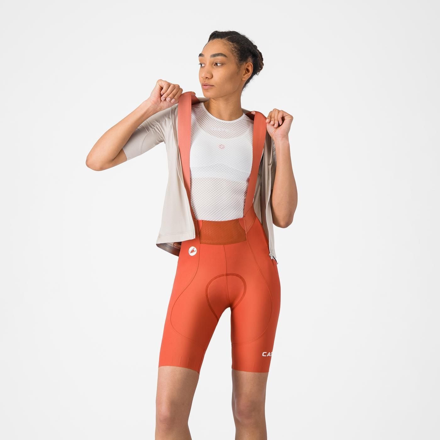 CASTELLI ESPRESSO 2 W DT BIB TAYT Paprika - XS