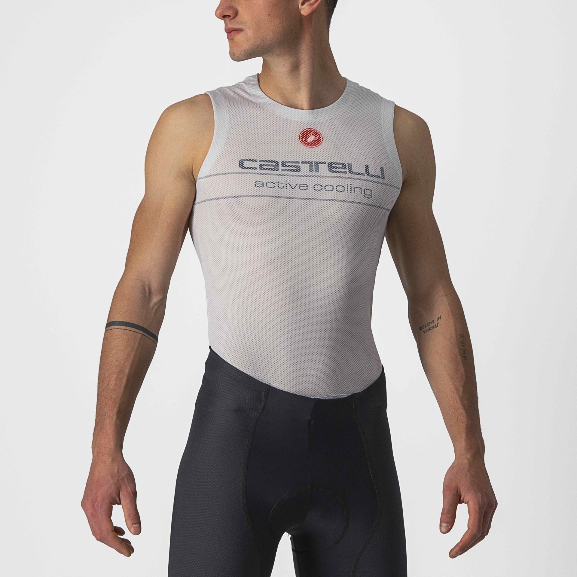 CASTELLI ACTIVE COOLING KOLSUZ İÇLİK Gri Gümüş - S