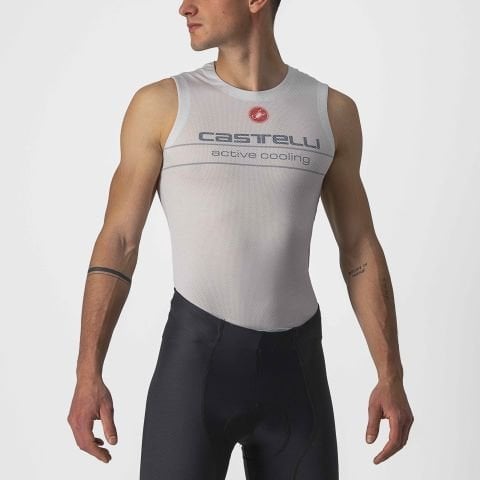 CASTELLI ACTIVE COOLING KOLSUZ İÇLİK Gri Gümüş - S