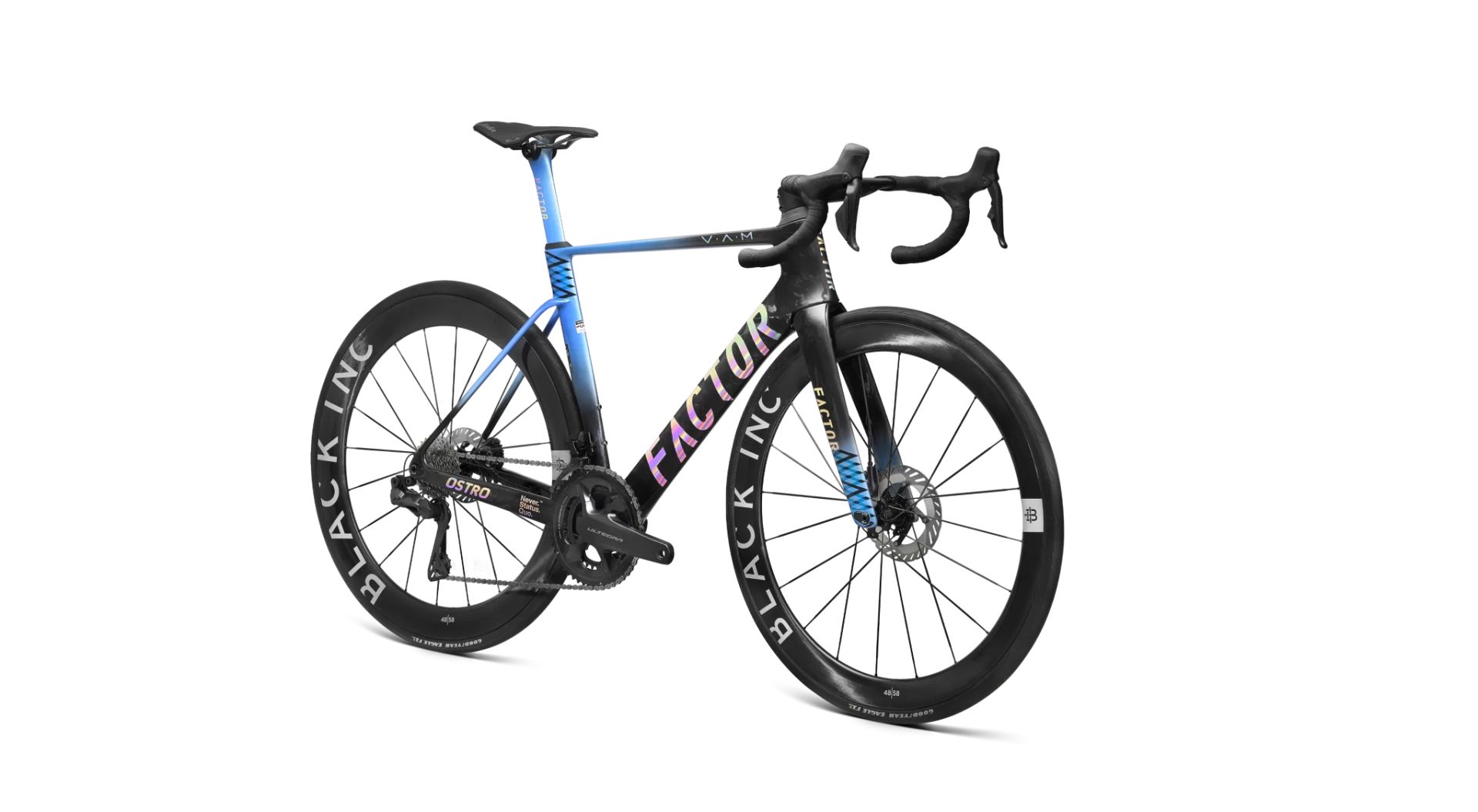 FACTOR OSTRO V.A.M. Icon Blue - Shimano Dura-Ace / Sram Red + Black Inc 48|58