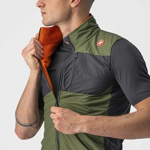 CASTELLI UNLIMITED PUFFY YELEK Siyah/Haki - S