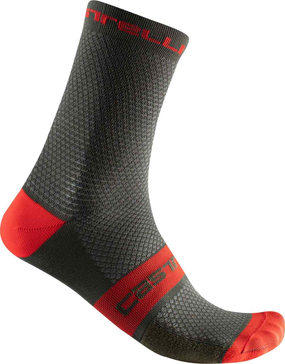 CASTELLI SUPERLEGGERA T 12 ÇORAP Gri - S-M