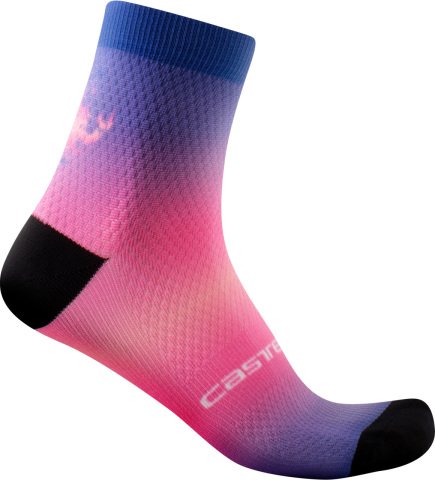 CASTELLI GRADIENT 10 ÇORAP Pembe/Mavi - S-M